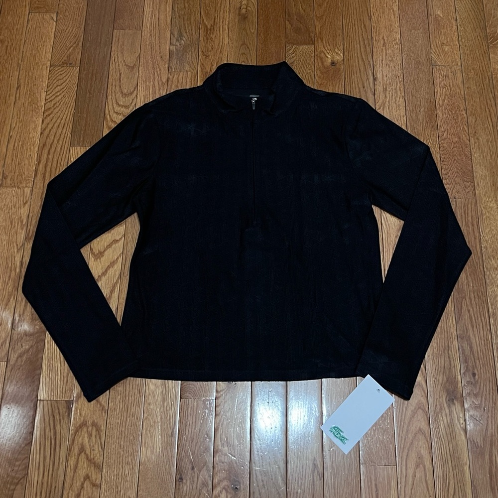 Women’s LACOSTE x Bandier Monogram Print Half-Zip